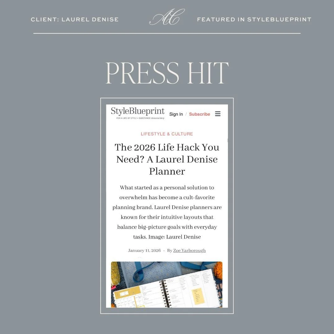 New year, new you, new planner? 

Get an exclusive peek behind the planner in this @styleblueprint feature on @laureldenise! We have a feeling it'll make you love the brand even more.

☁️ https://styleblueprint.com/everyday/laurel-denise-paper-planne