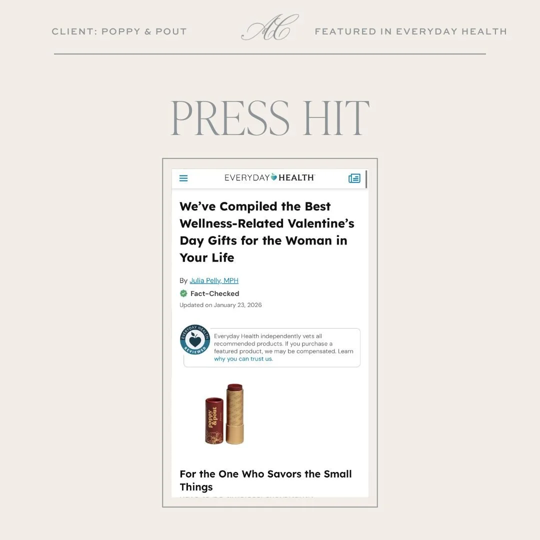 For Valentine's Day, Galentine's Day, or really, any day of the year, @poppyandpout has all the best gifts to treat yourself or someone else. Thanks to @everydayhealth for including Lip Tints in their new roundup of the best wellness gifts.

☁️ https