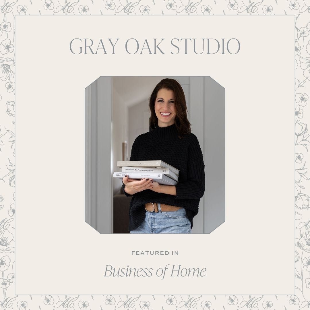 Time management is a topic important to anyone who works, no matter the industry. Leah Hook, the powerhouse behind @grayoakstudio, recently shared her keen insights on it with @businessofhome in 'Trade Tales.'

☁️ https://businessofhome.com/articles/