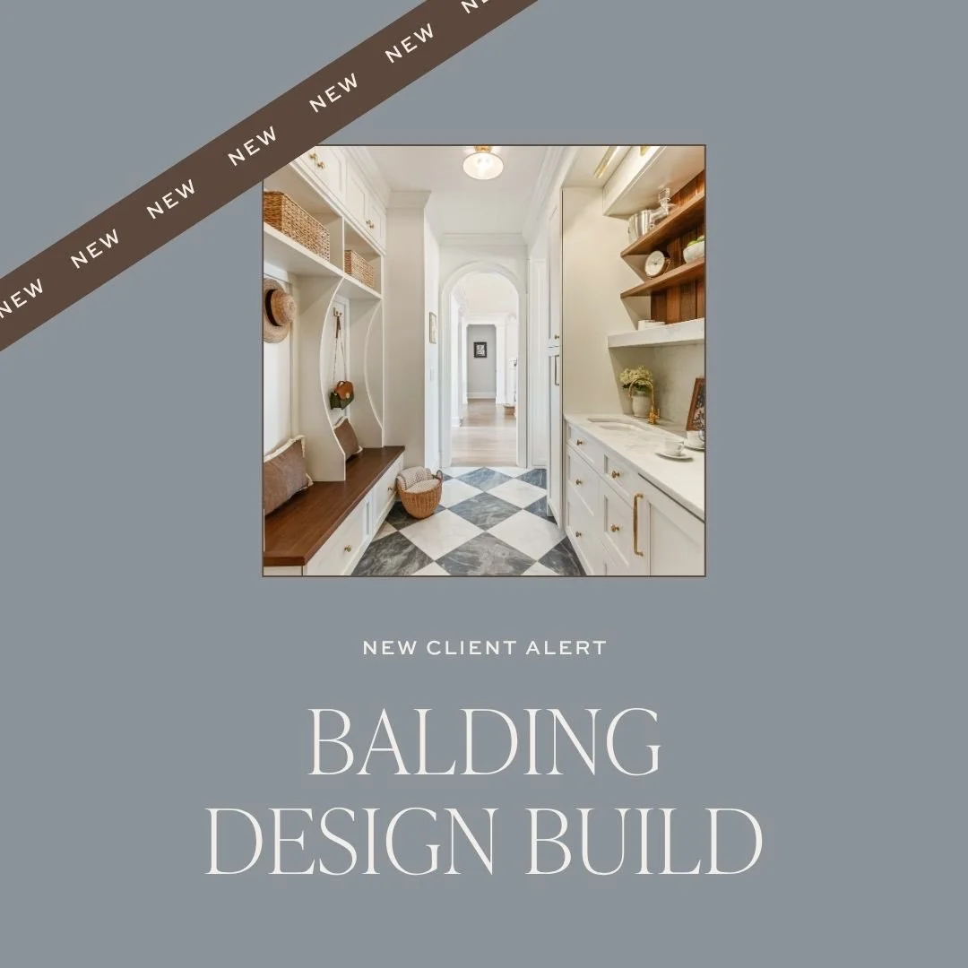 Please help us in welcoming Nick and Catherine Balding of @balding_design_build to our roster of client partners!