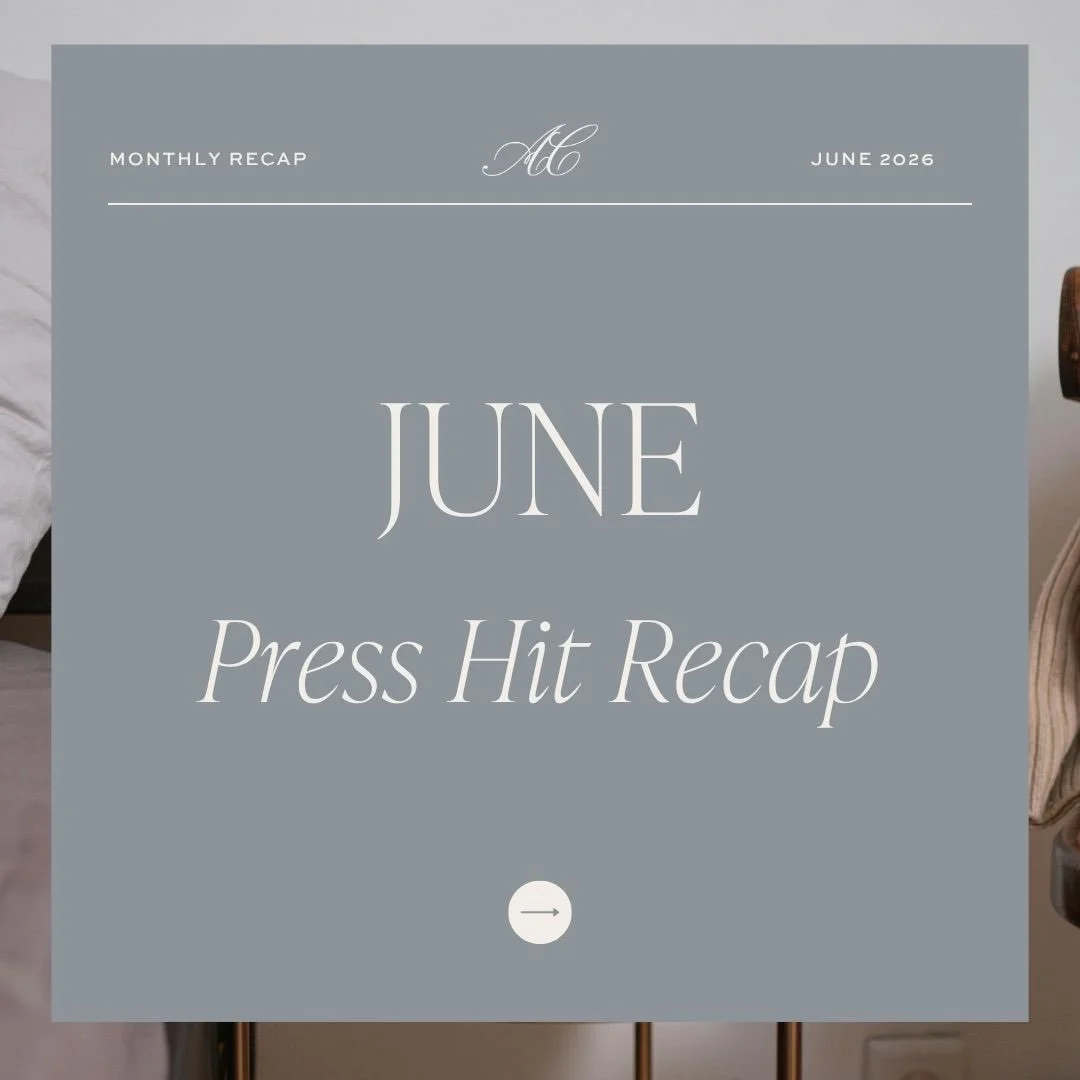 How is everyone doing with Mercury in retrograde?! 

If you need a distraction, let's take a walk down memory lane and revisit the month of June, shall we? We had a total of 104 total press placements for our clients, including:

🗒️ @laureldenise in