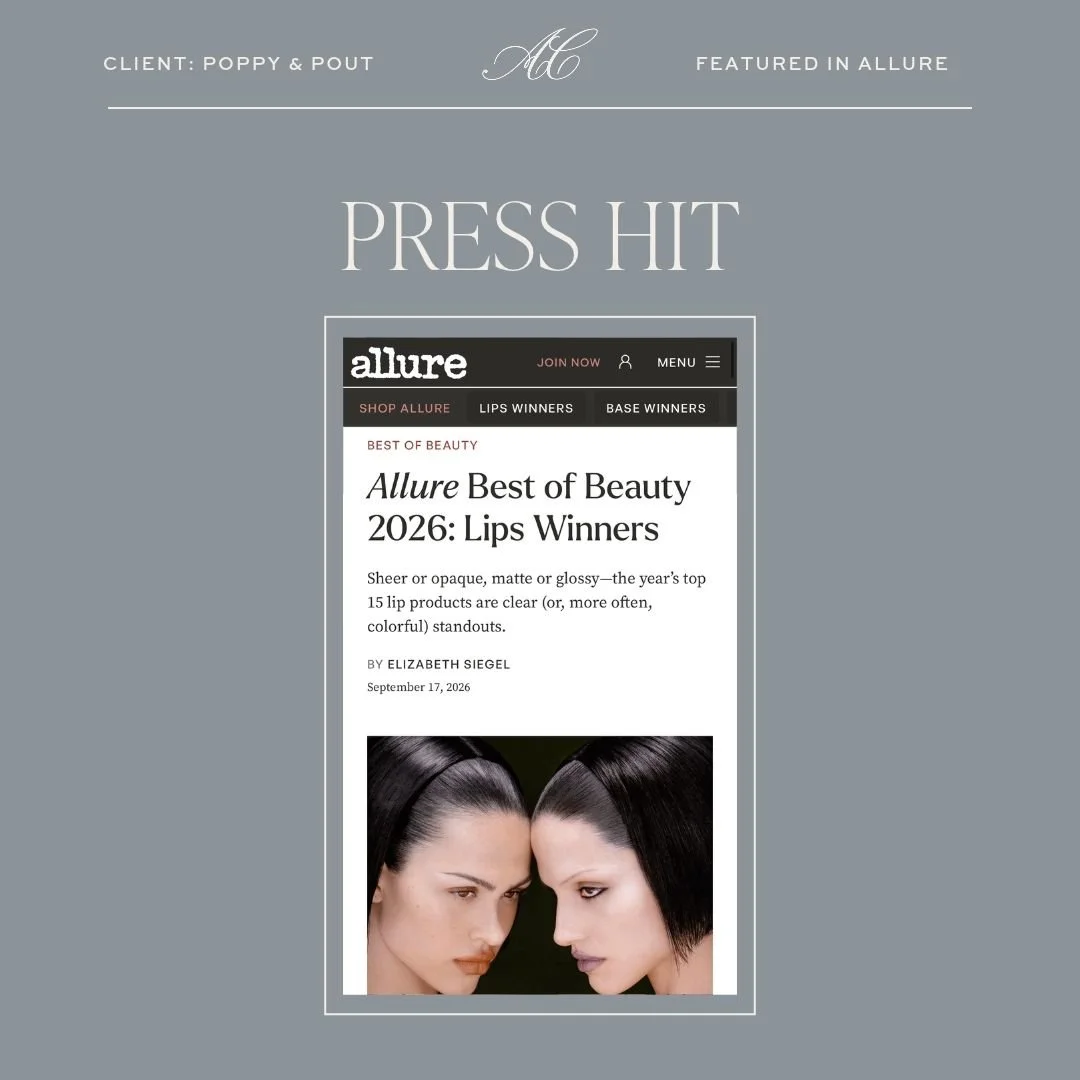 If good things come in threes, @poppyandpout was destined to win another @allure Best of Beauty Award! Congrats to the whole Poppy &amp; Pout team on their award-winning Sweet Mint Lip Scrub that has claimed the Lip Scrub category for three consecuti