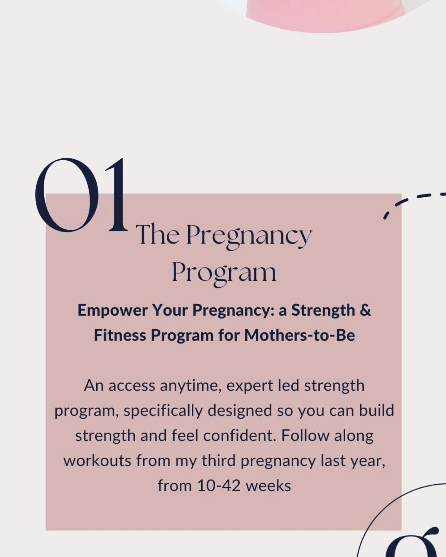 ✨ The Pregnancy Program ✨ 

Your expert-led fitness program for pregnancy designed to keep you strong, supported, and confident through every trimester. 

If you&rsquo;re ready to: ✅ Move safely and effectively throughout pregnancy ✅ Build strength a