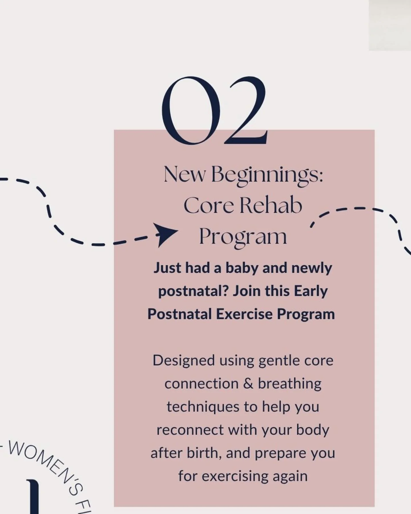 ✨New Beginnings: The Early Postnatal Program ✨
 Your gentle core rehab program to reconnect with your body after birth

The fourth trimester is real, your body is healing, you&rsquo;re adjusting to life with your new baby, and it&rsquo;s easy to feel