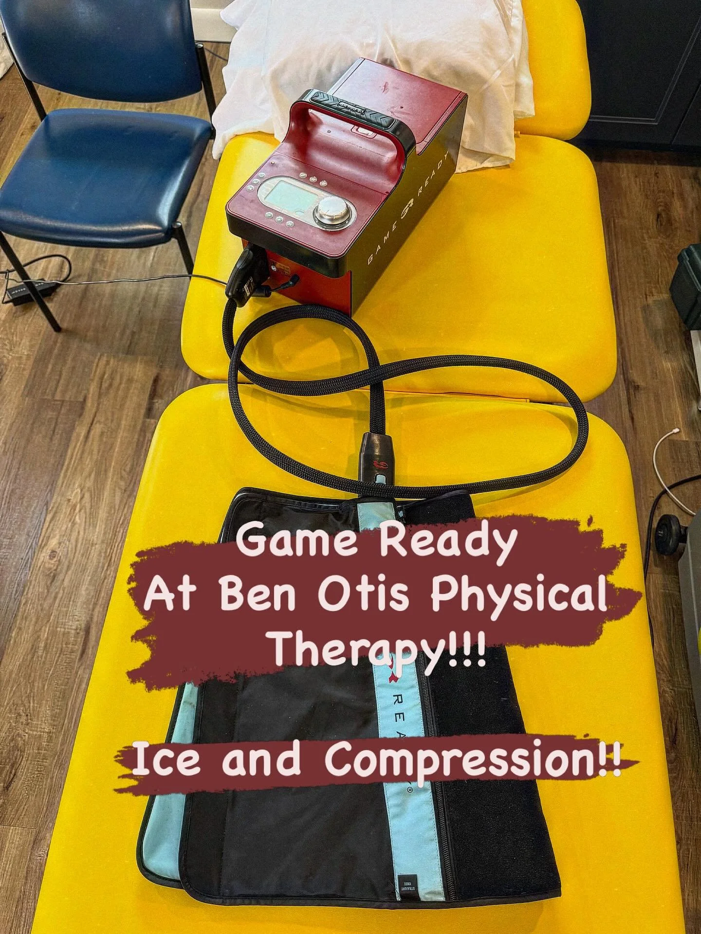 Game Ready Ice and Compression Treatment now offered at Ben Otis Physical Therapy LLC- manage the inflammation and swelling with the best in the market device! In Professional Athletic Training Rooms and now offered at BOPT!! BenOtisPT.com #gameready