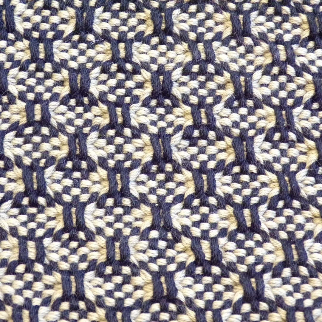 Huckaback weave in organic cotton