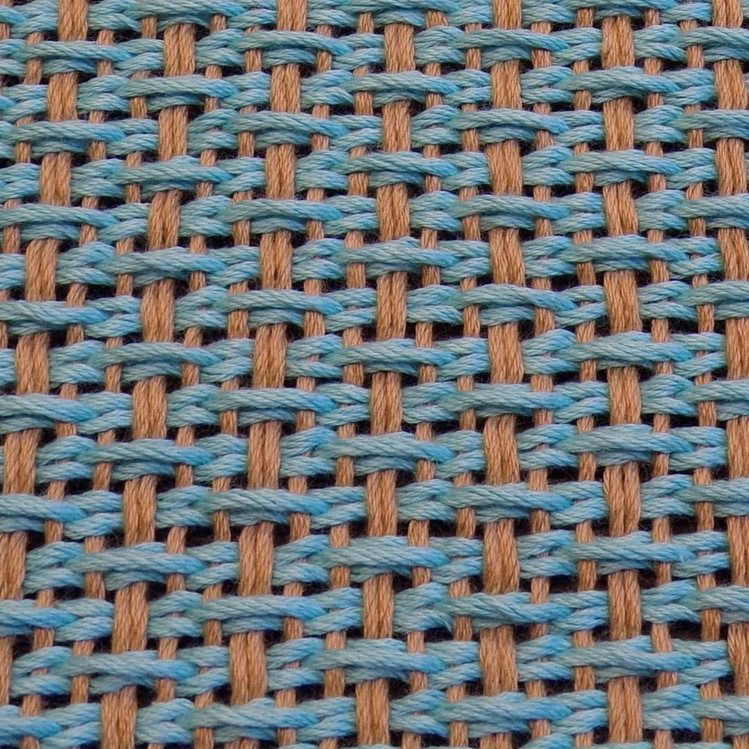 Canvas weave variation in organic cotton