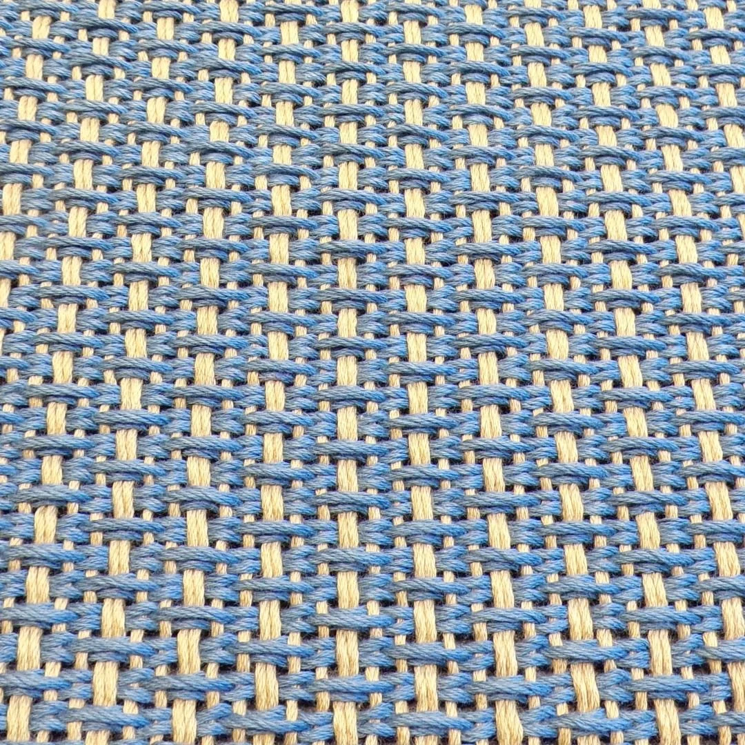 Canvas weave variation in cotton