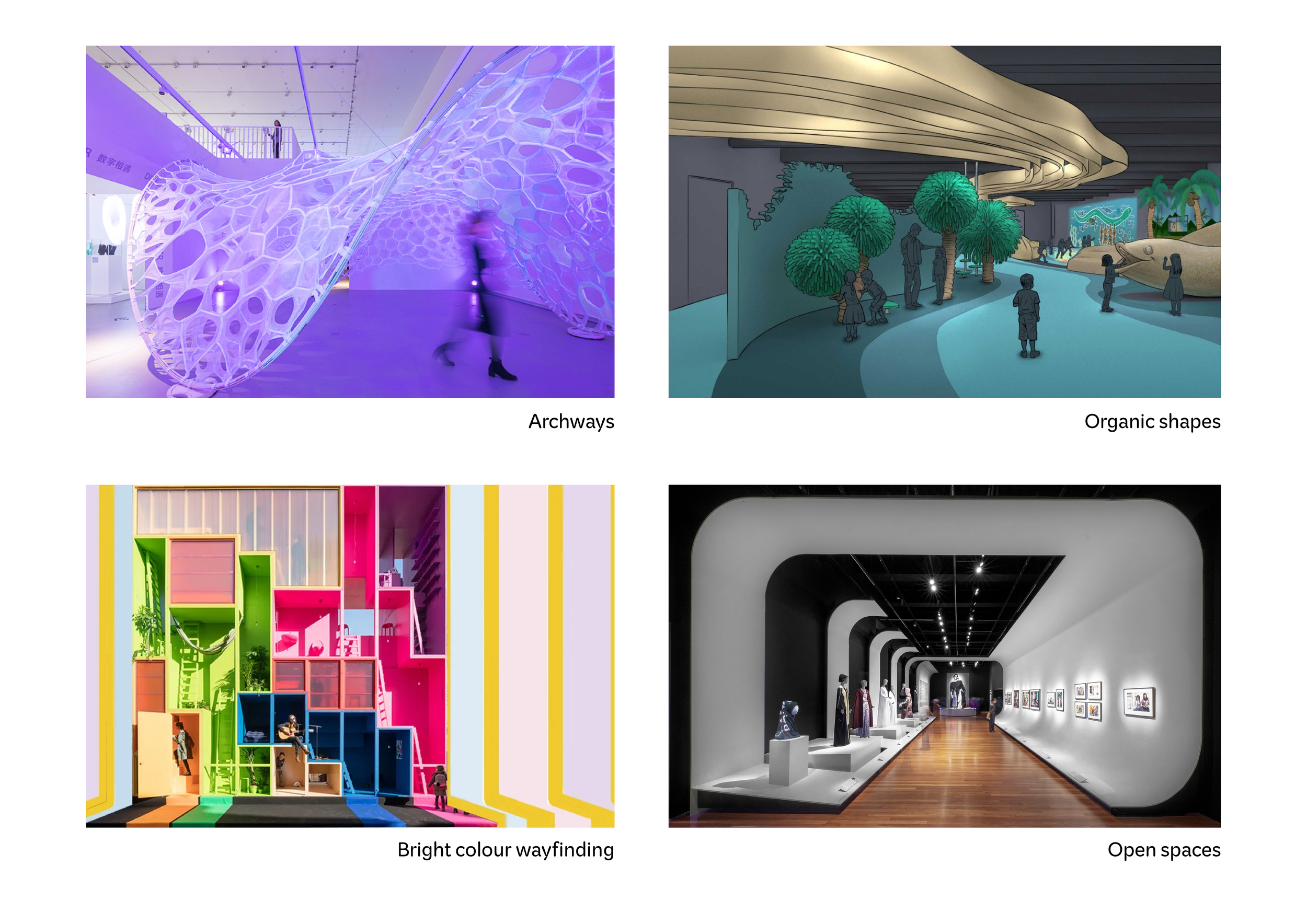 Exhibition Architecture Mood board