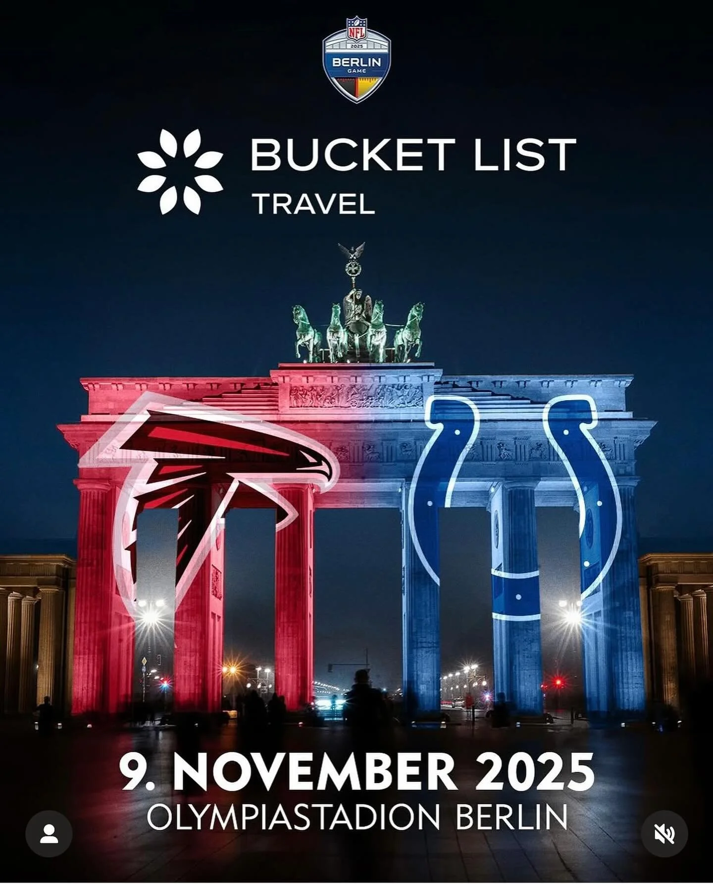 Berlin 7-10 november. Följ med oss och @nflpodden för att uppleva NFL fotboll på Olympiastadion. Komplett resa med flyg t/r. Bra hotell, transfer och matchbiljett. 🏈🏈🏈 
Unik händelse där NFL för första gå