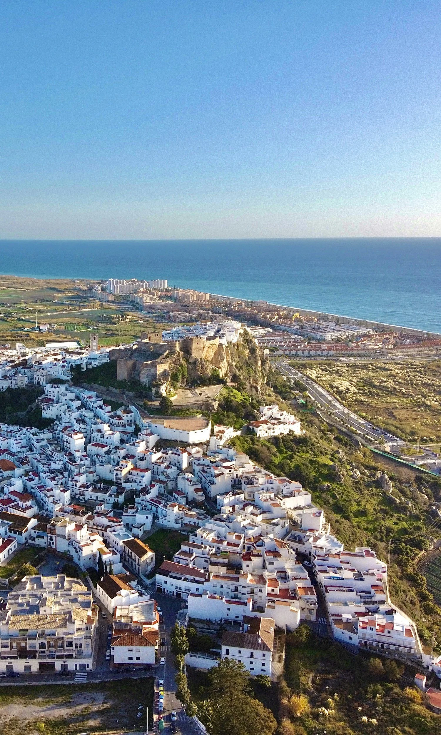 Salobrena i Spanien Andalusien