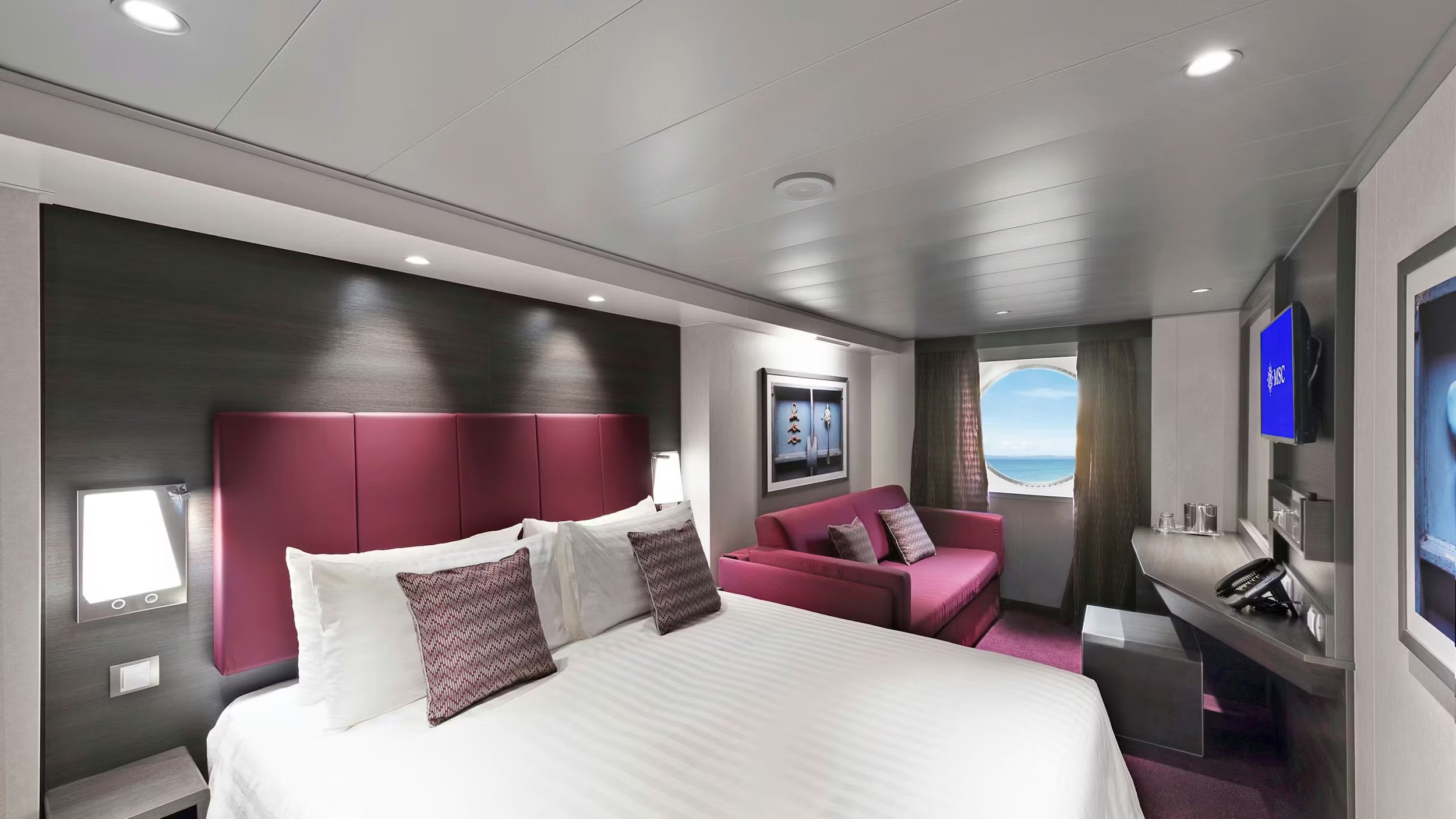 Utsideshytt på MSC Virtuosa