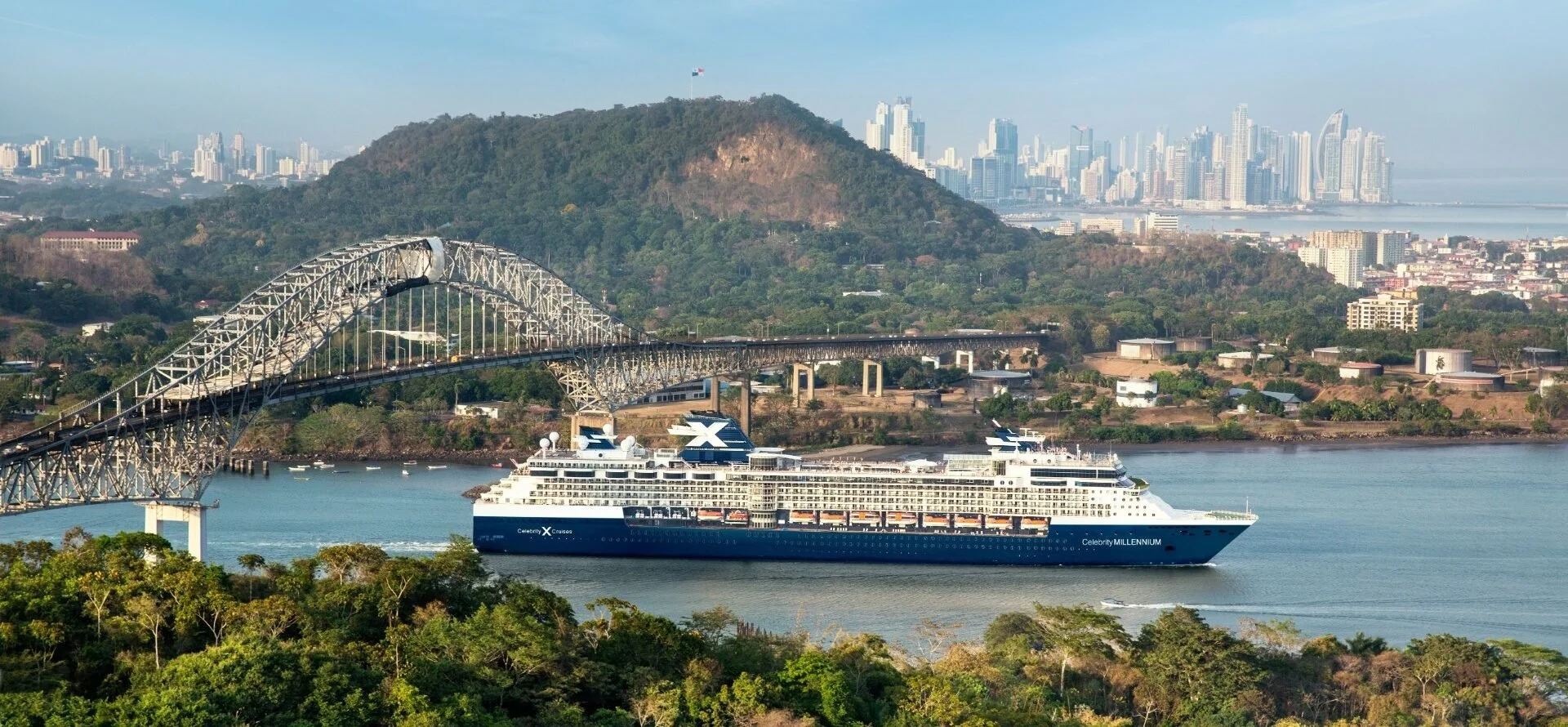 Kryssning genom Panamakanalen. Komplett paketresa Los Angeles till Florida.