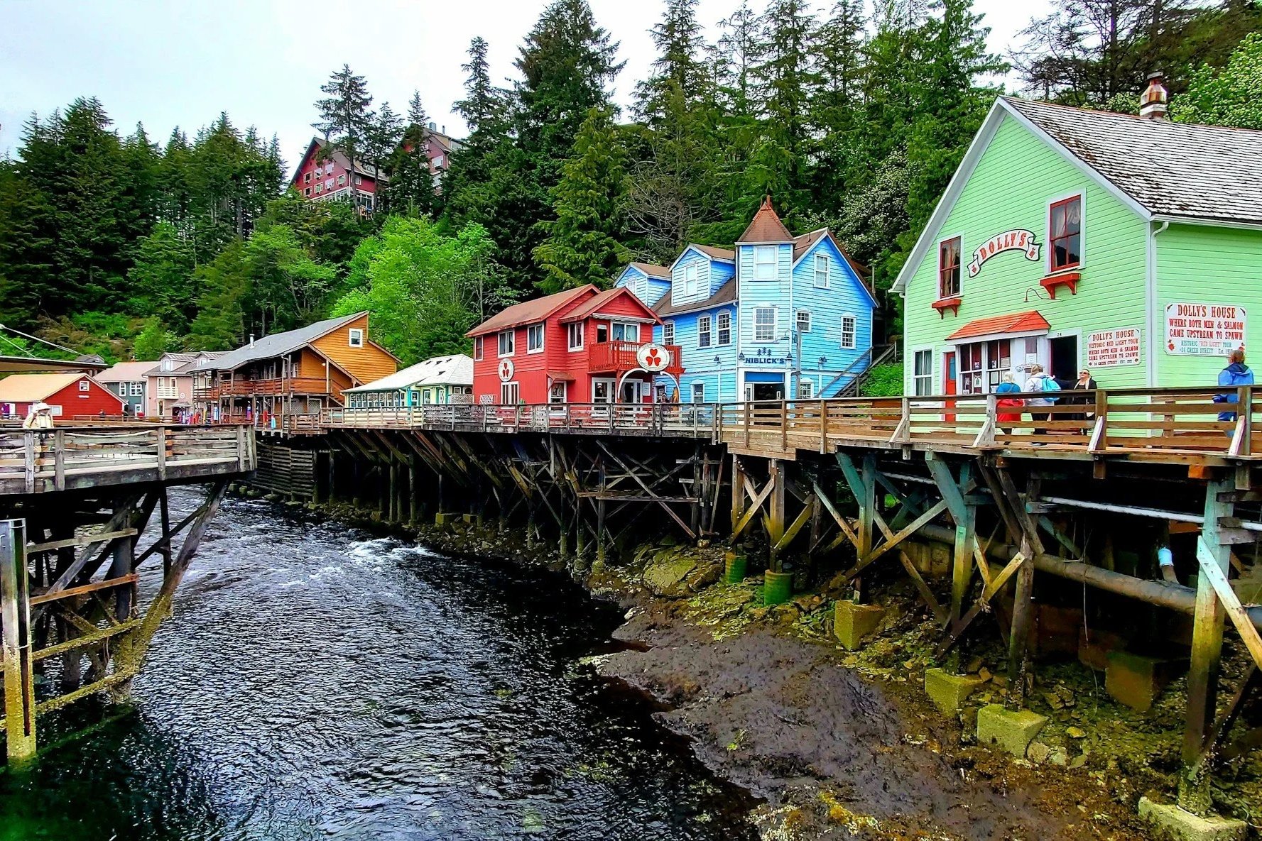 Creek Street i Ketchikan i Alaska