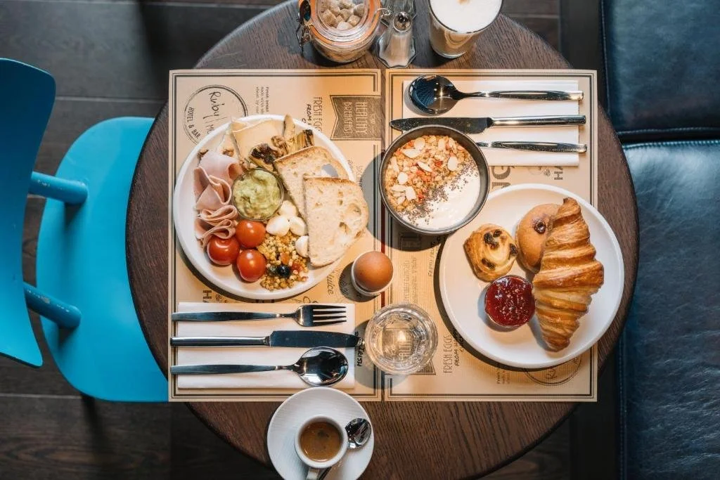 Frukostbuffé på Ruby Molly Hotel Dublin