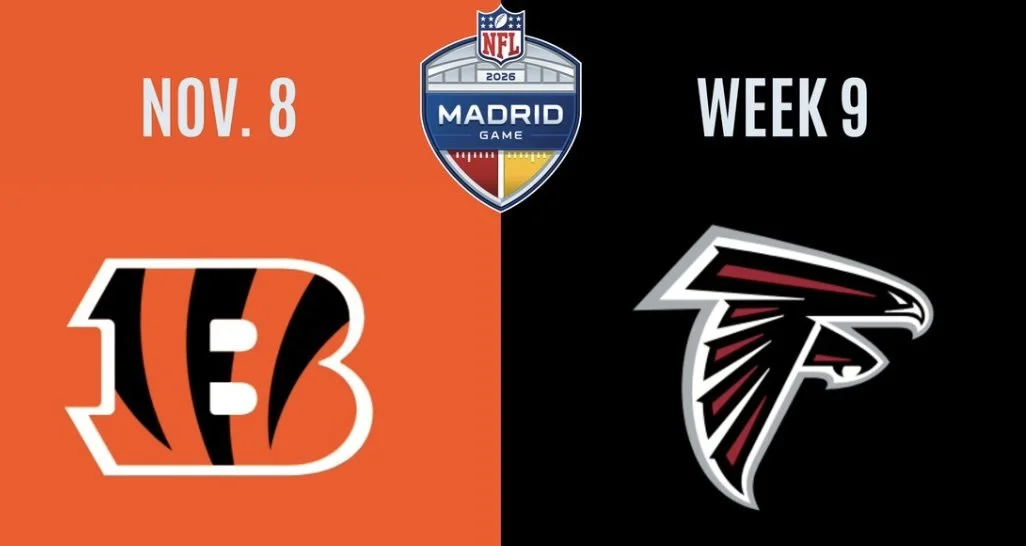 Bild bengals mot falcons madrid resa