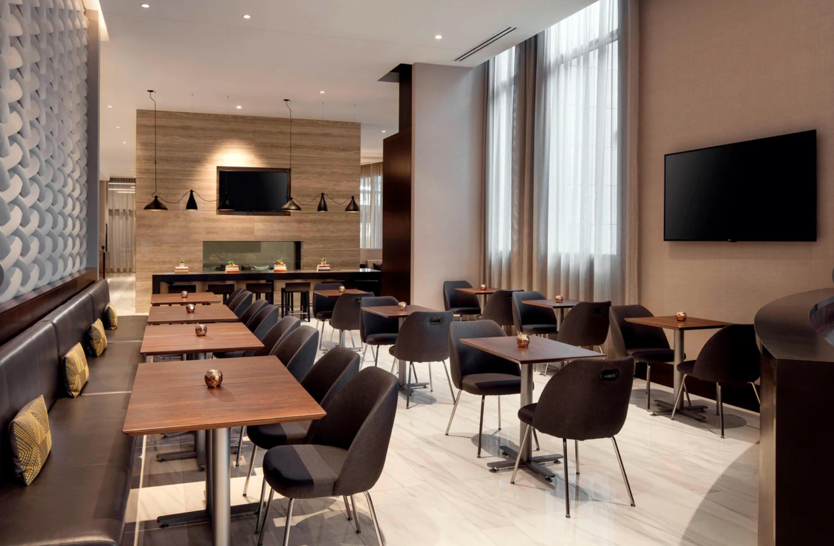 Frukostservering på Residence Inn by Marriott Seattle Downtown