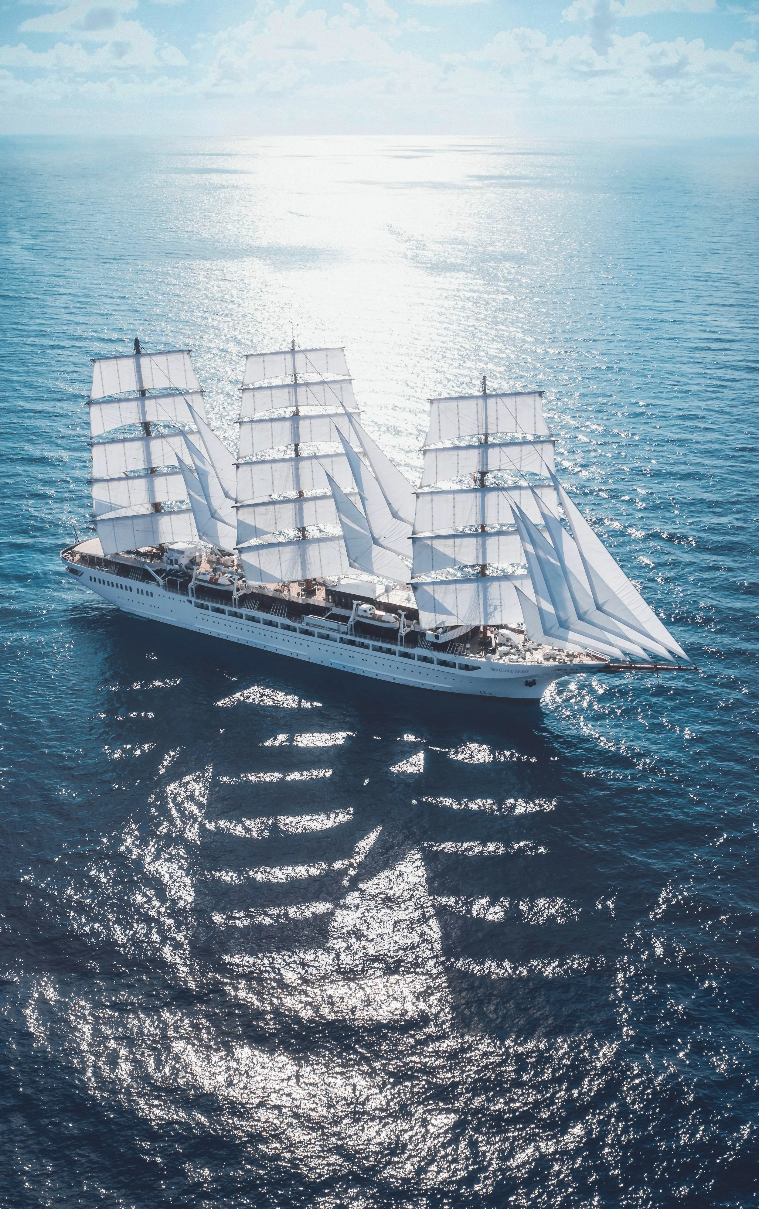 SEA CLOUD SPIRIT under fulla segel