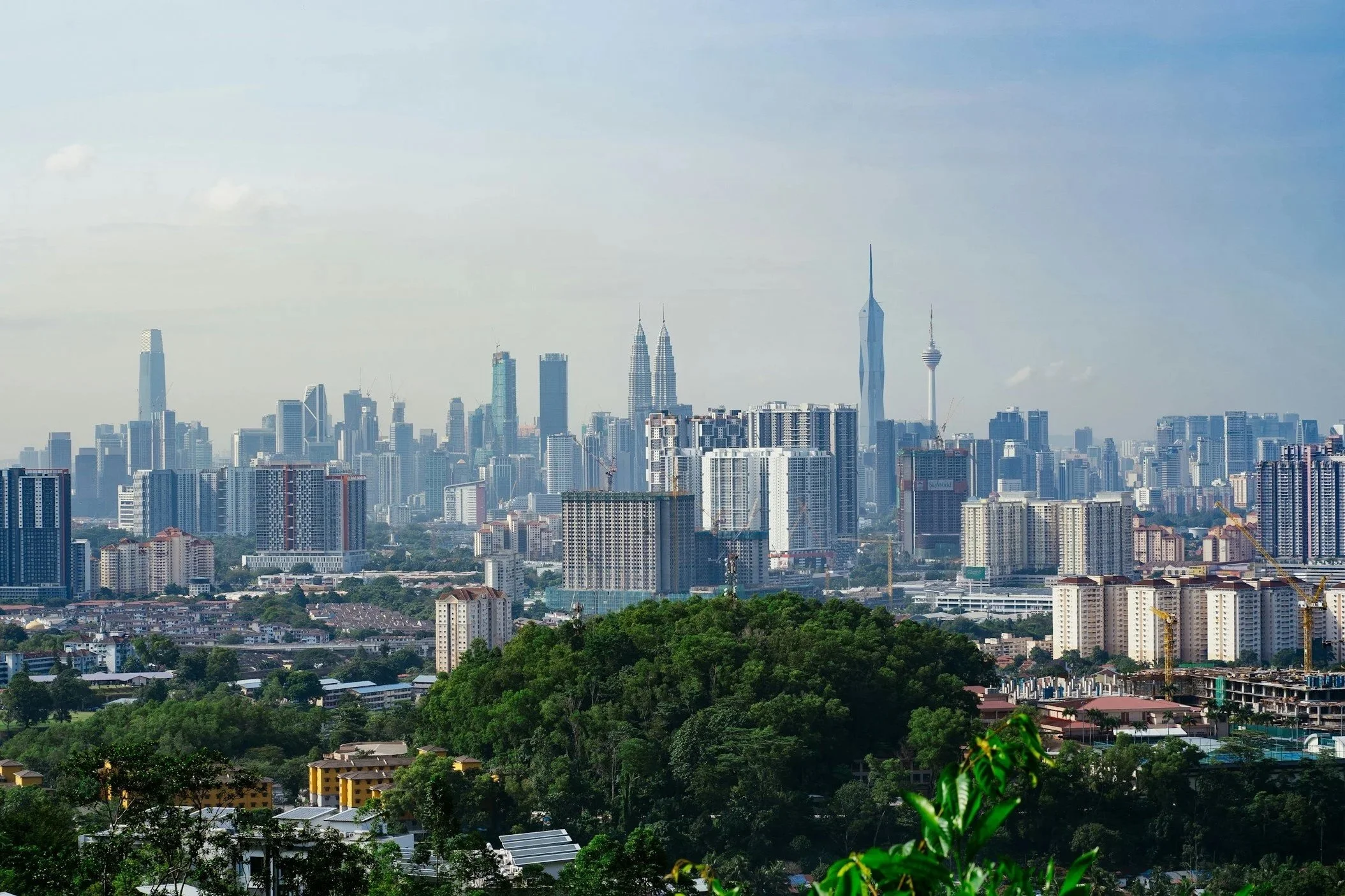 Kuala Lumpur Malaysia skyline