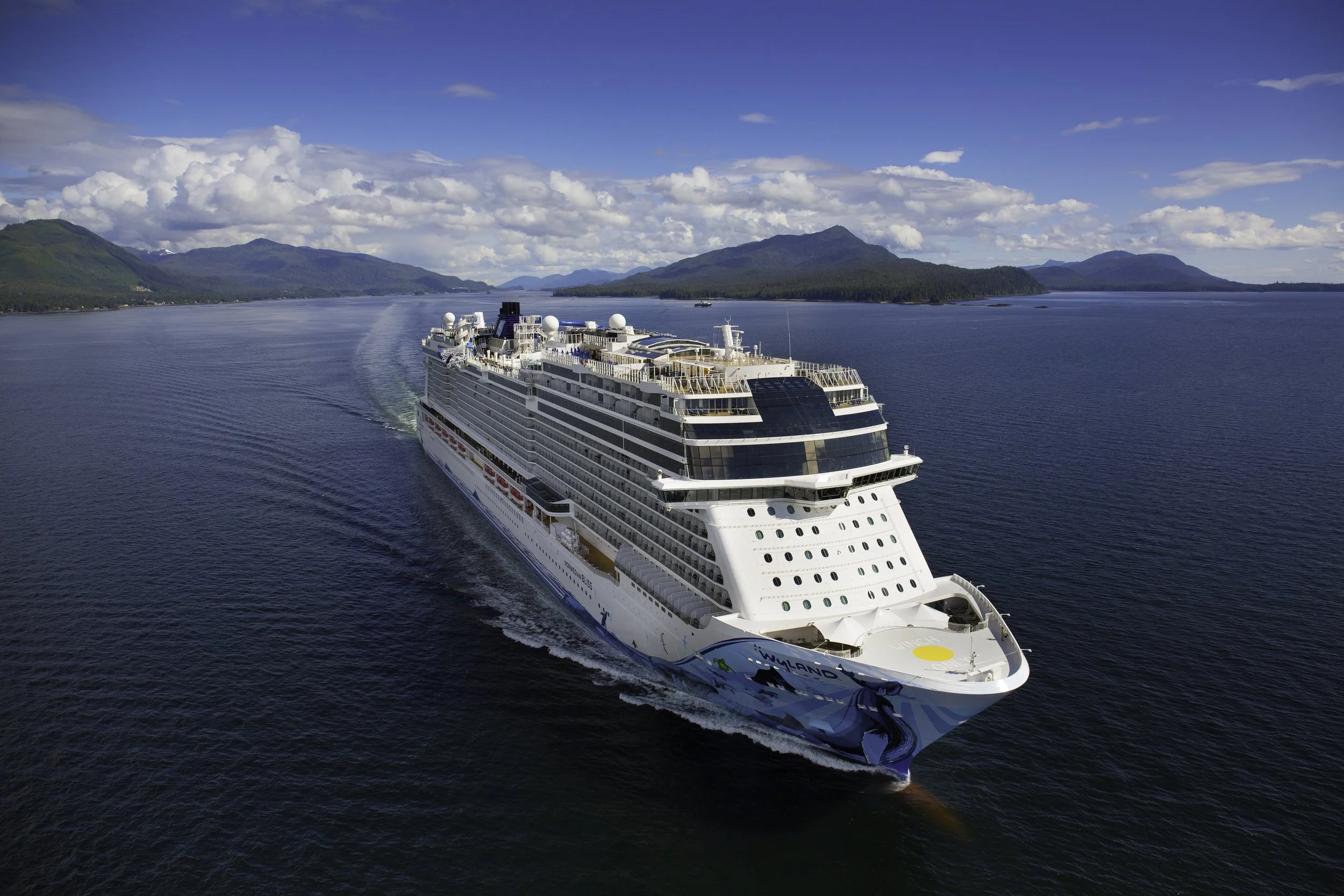 NCL bliss Alaska-kryssning till havs