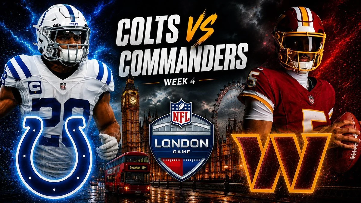 NFL-resa London där Commanders möter Colts