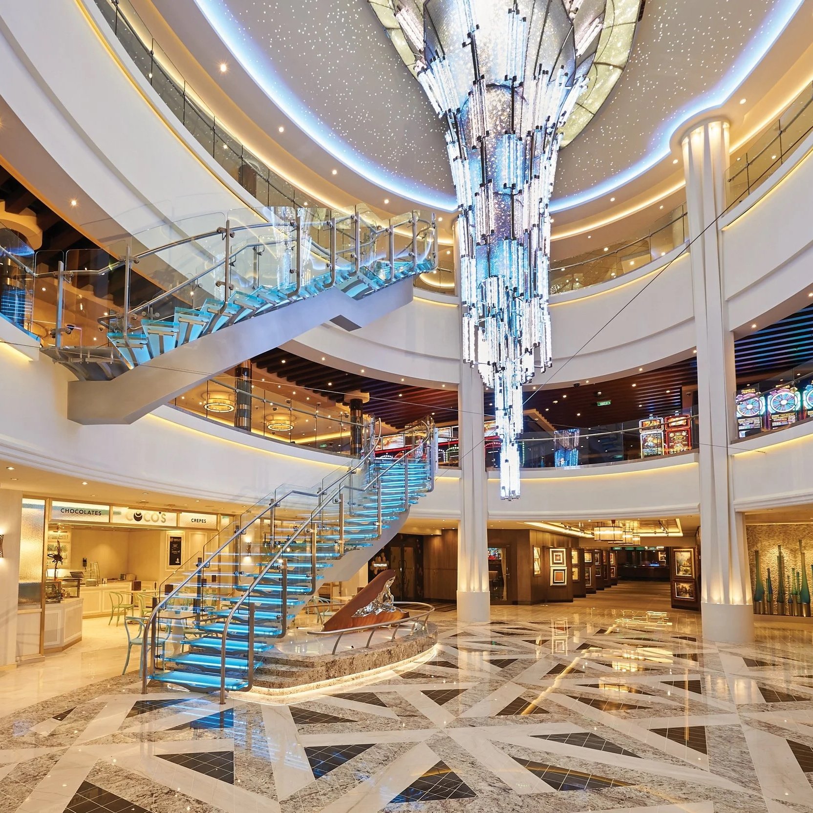 ombord på Norwegian Bliss