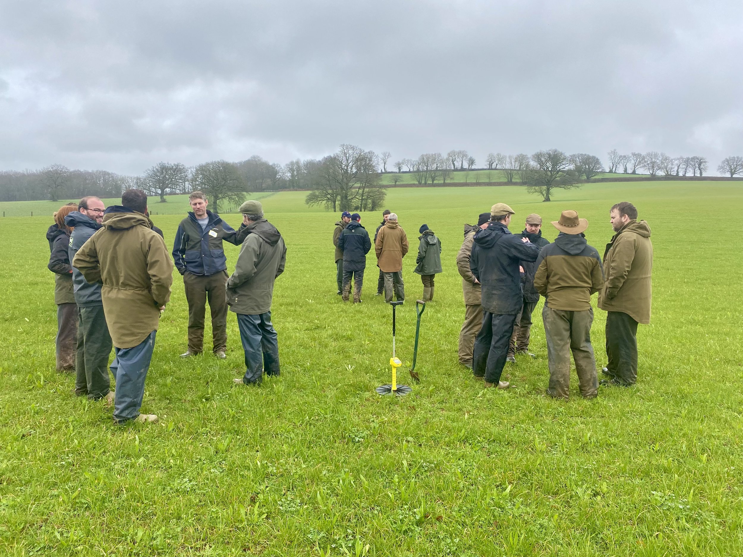 Discussion Group Members in Grass Pasture with Plate Meters 1.jpg