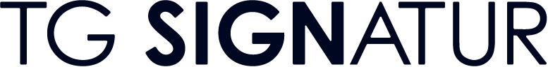 TG SIGNATUR er et grafisk design, gravør- og skiltefirma i Roskilde