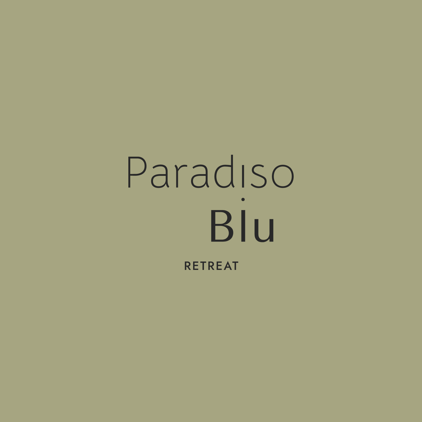 Paradiso Blu. Retreat.