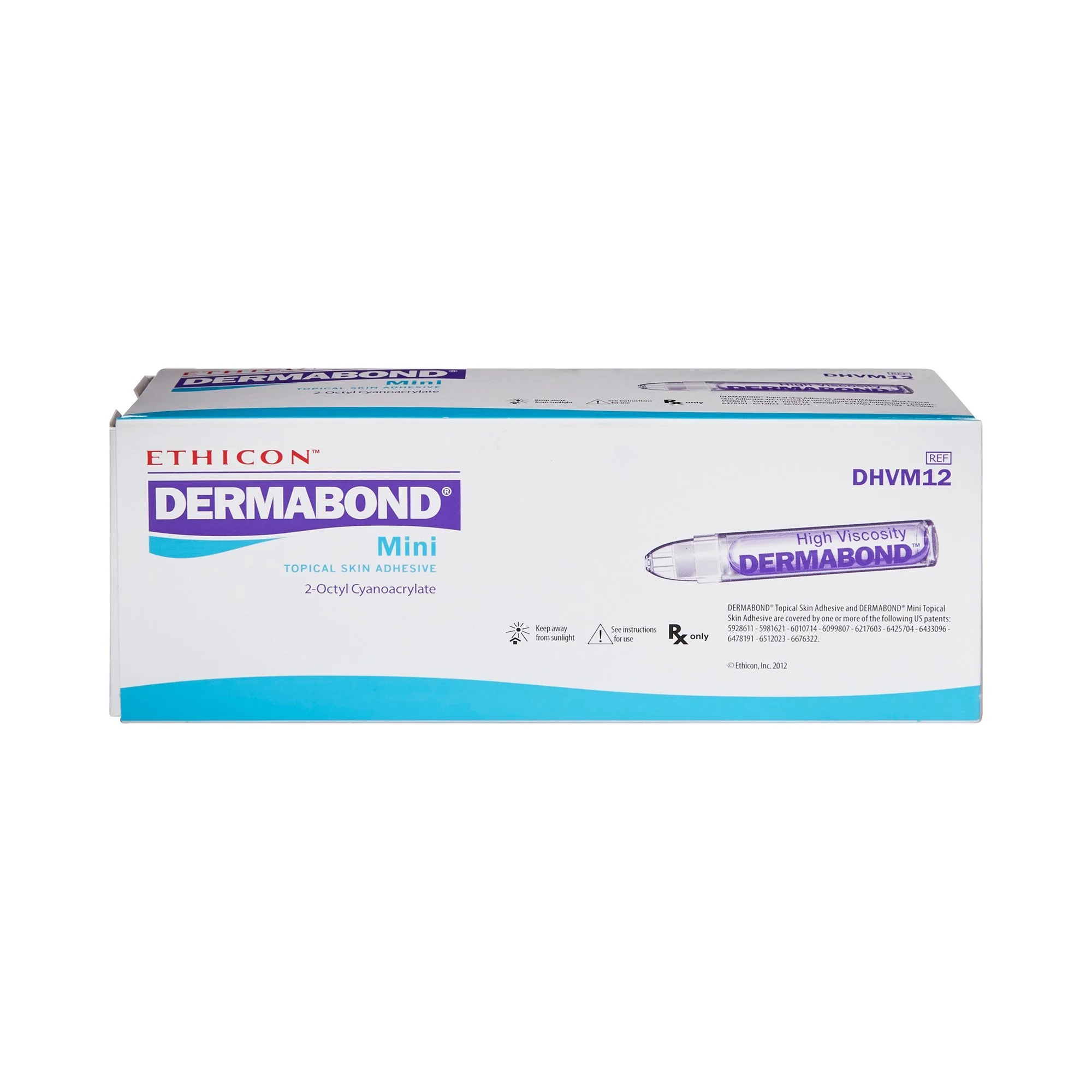 Skin Adhesive Dermabond Mini 0.36 mL High Viscosity Dome Applicator Tip 2-Octyl Cyanoacrylate