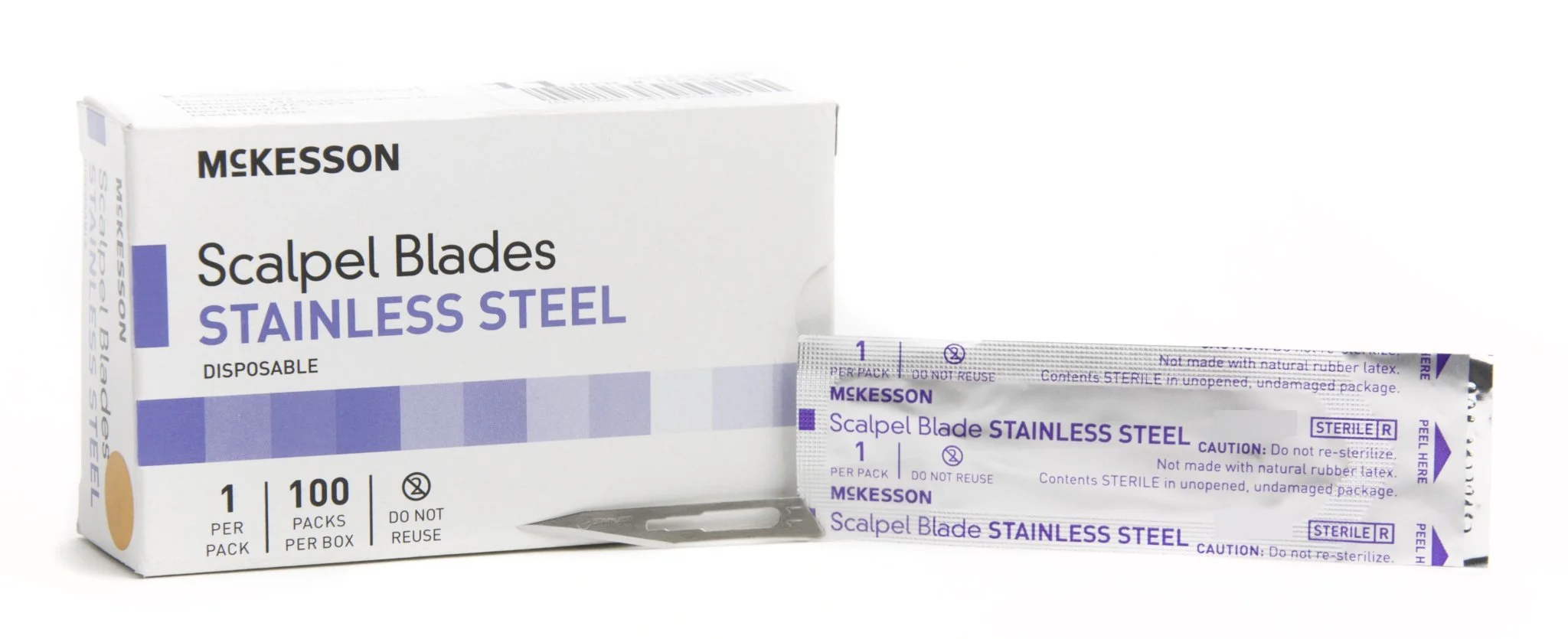 Surgical Blade McKesson Brand Stainless Steel No. 11 Sterile Disposable Individually Wrapped | 16-63611