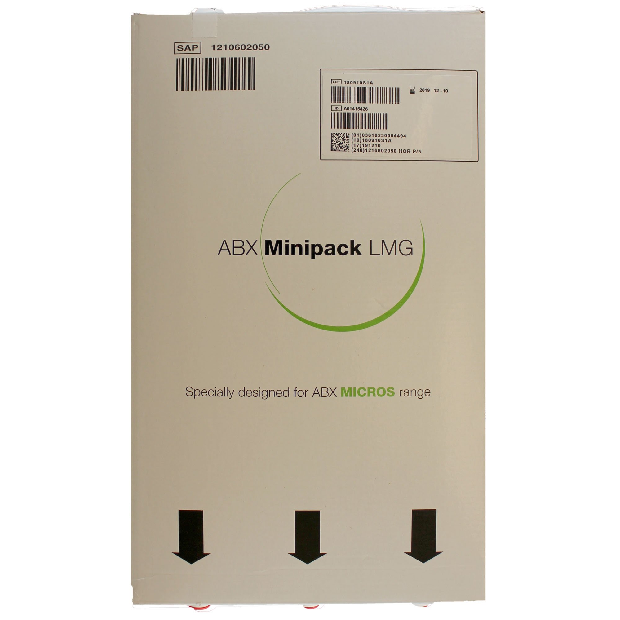 Hematology Reagent ABX Pentra Minipack LMG Erythrocyte Lysing For ABX Micros 45 / 60 Analyzers 150 Tests