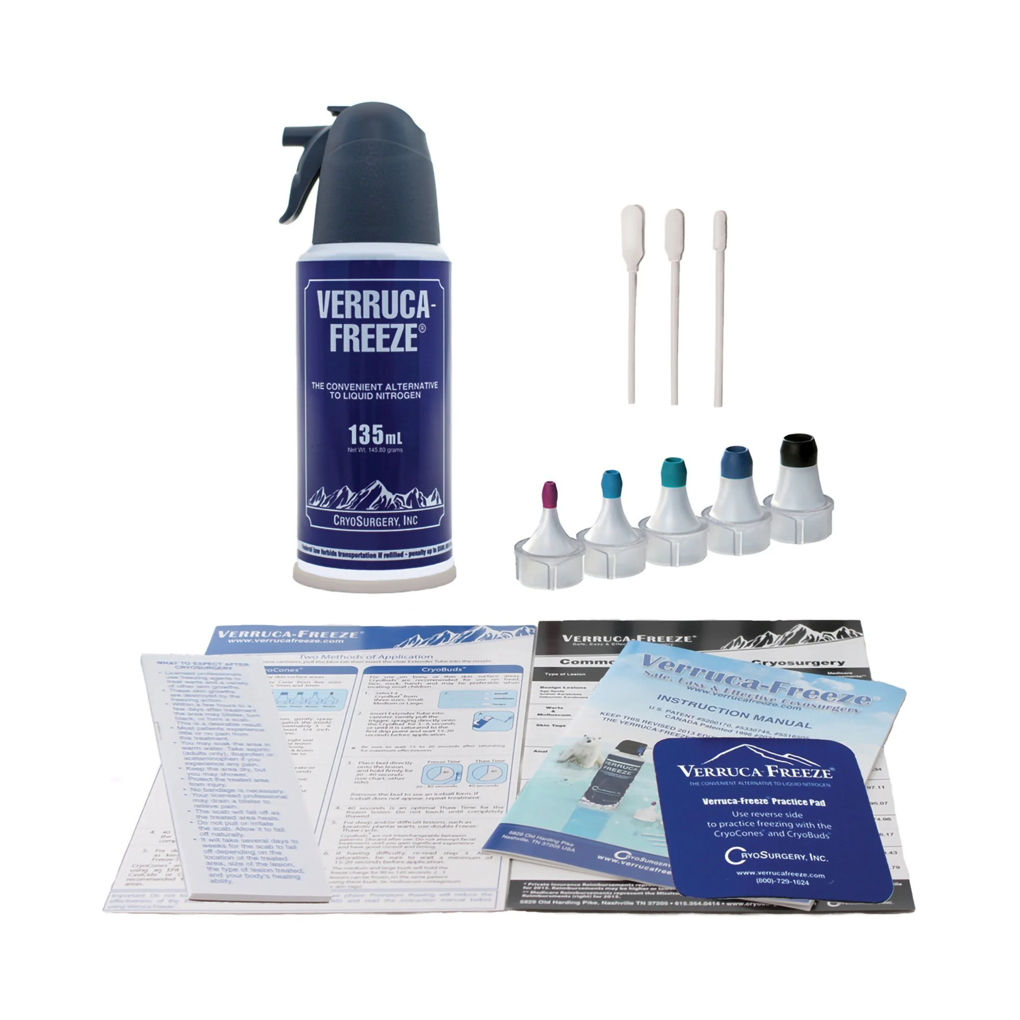 Cryosurgery Kit Verruca-Freeze 30 Buds / 5 Cones | INTRO
