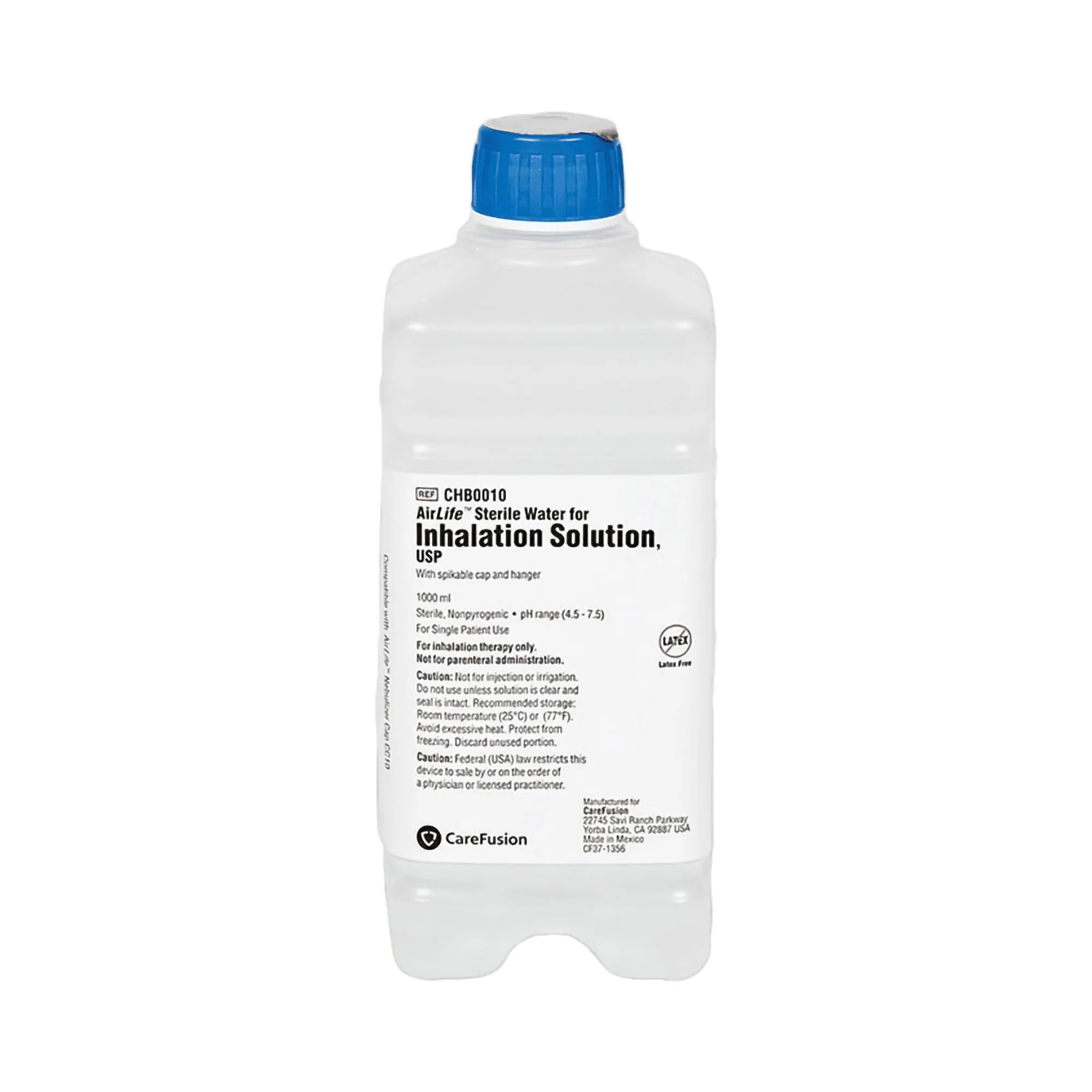AirLife Respiratory Therapy Solution Sterile Water Solution Bottle 1,000 mL | CHB0010