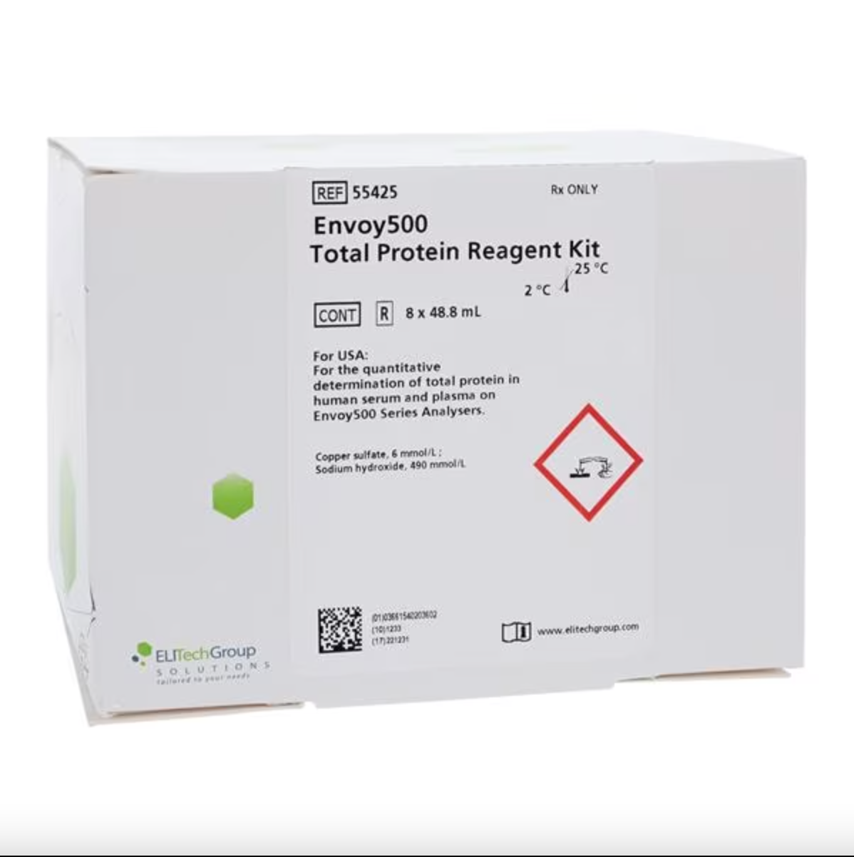 Reagent Envoy 500 General Chemistry Total Protein For Envoy 500 Chemistry Systems 1,200 Tests | 55425