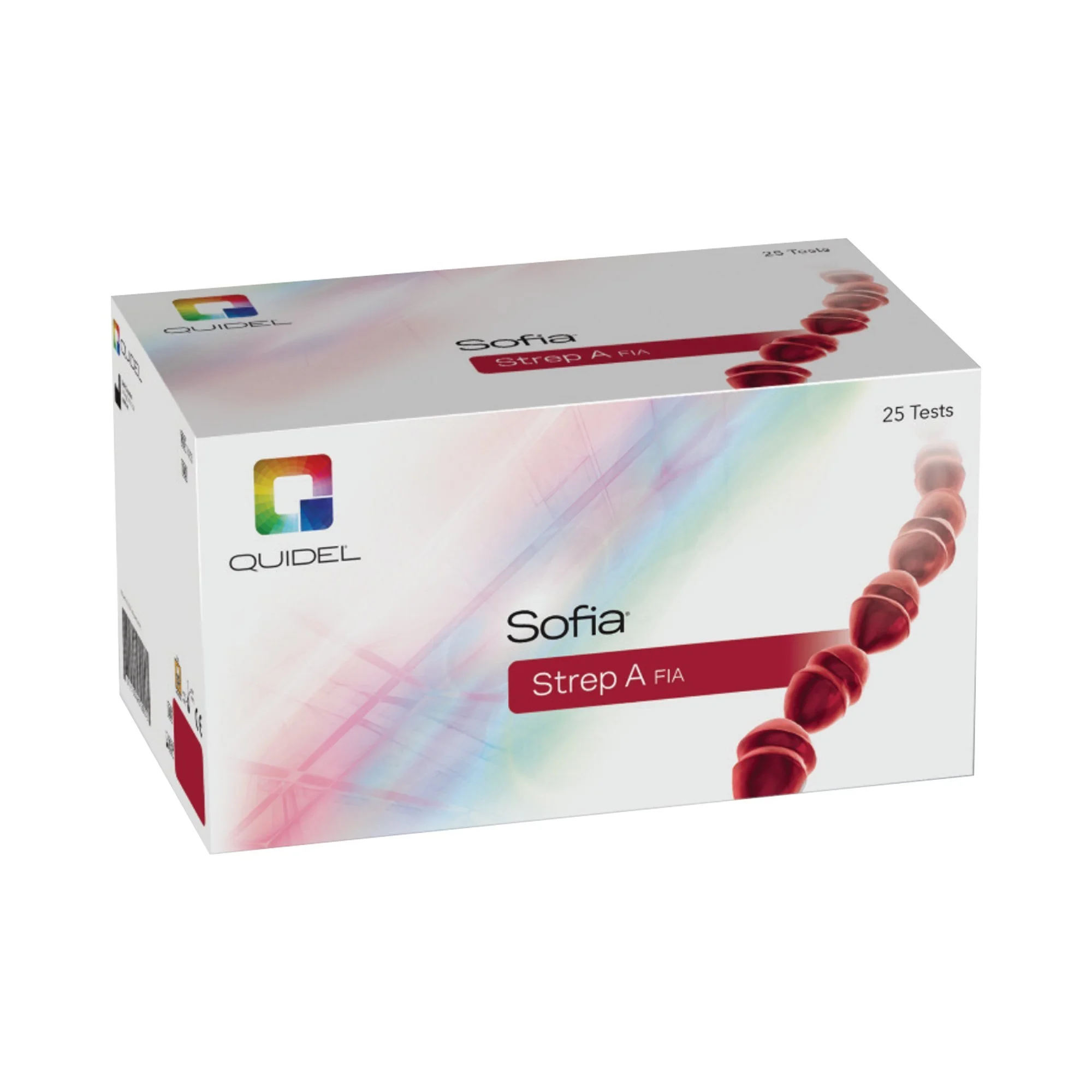 Respiratory Test Kit Sofia Strep A FIA Fluorescence Immunoassay (FIA) Strep A Test Throat Swab Sample 25 Tests CLIA Moderate Complexity | 20253
