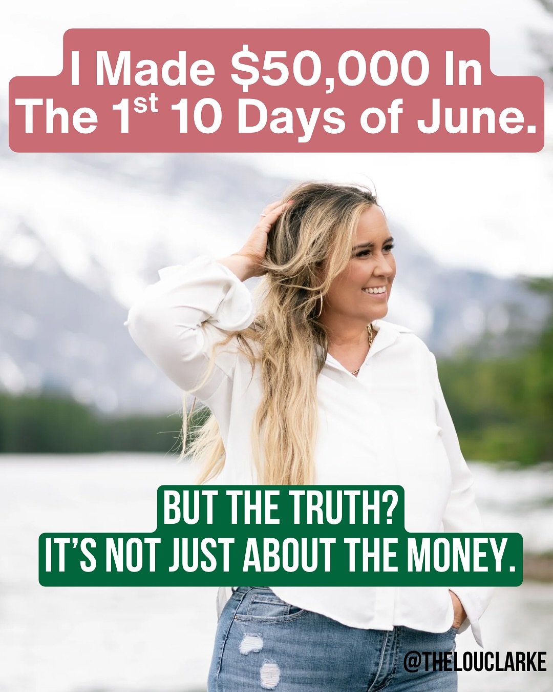 I made $50K in the 1st 10 days of June&hellip;
And I&rsquo;ve never felt more proud of who I&rsquo;ve become.🙋🏻&zwj;♀️

👉 This isn&rsquo;t just a &ldquo;look what I did&rdquo; moment.
It&rsquo;s a &ldquo;here&rsquo;s what it took&rdquo; moment.

?