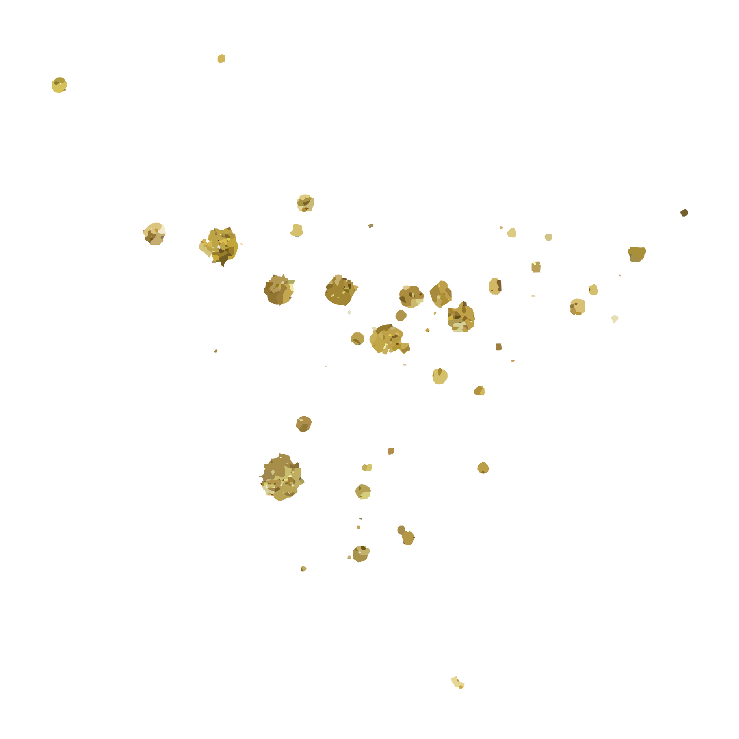 Goldene Lichtpartikel als feines dekoratives Element