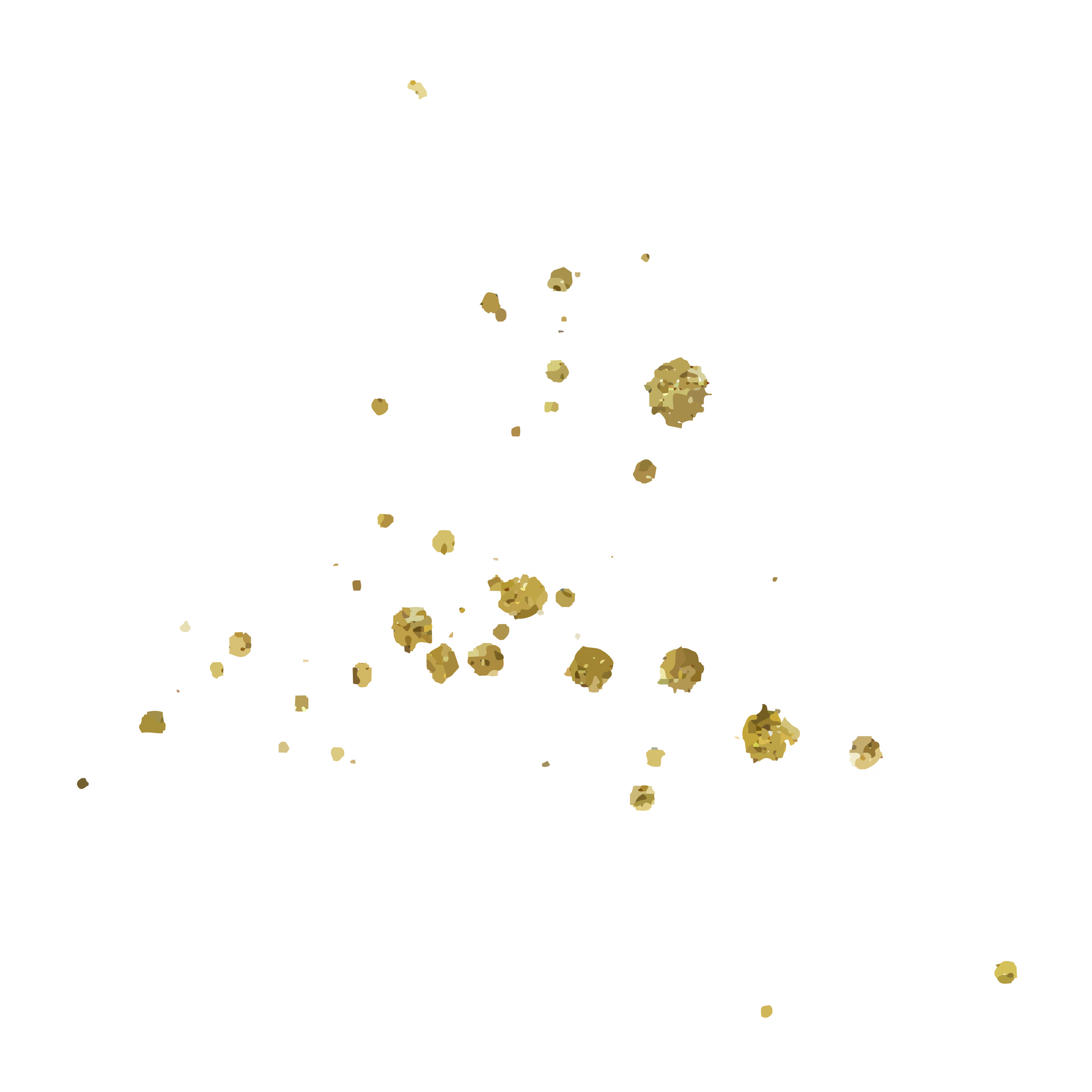 Zarte goldene Lichtpunkte auf hellem Hintergrund