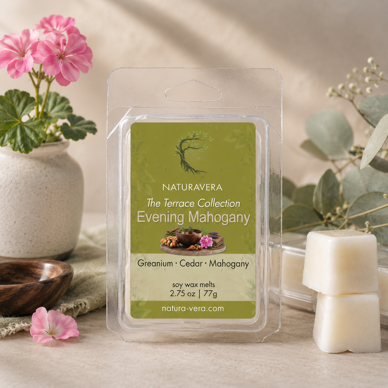 The Terrace Collection - Evening Mahogany Soy Wax Melts