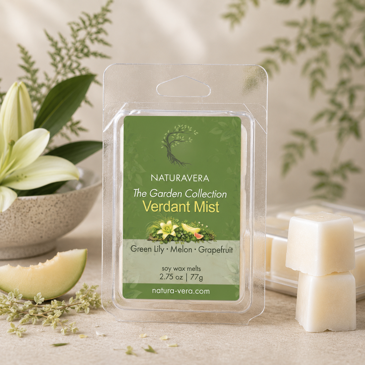 The Garden Collection - Verdant Mist Soy Wax Melts