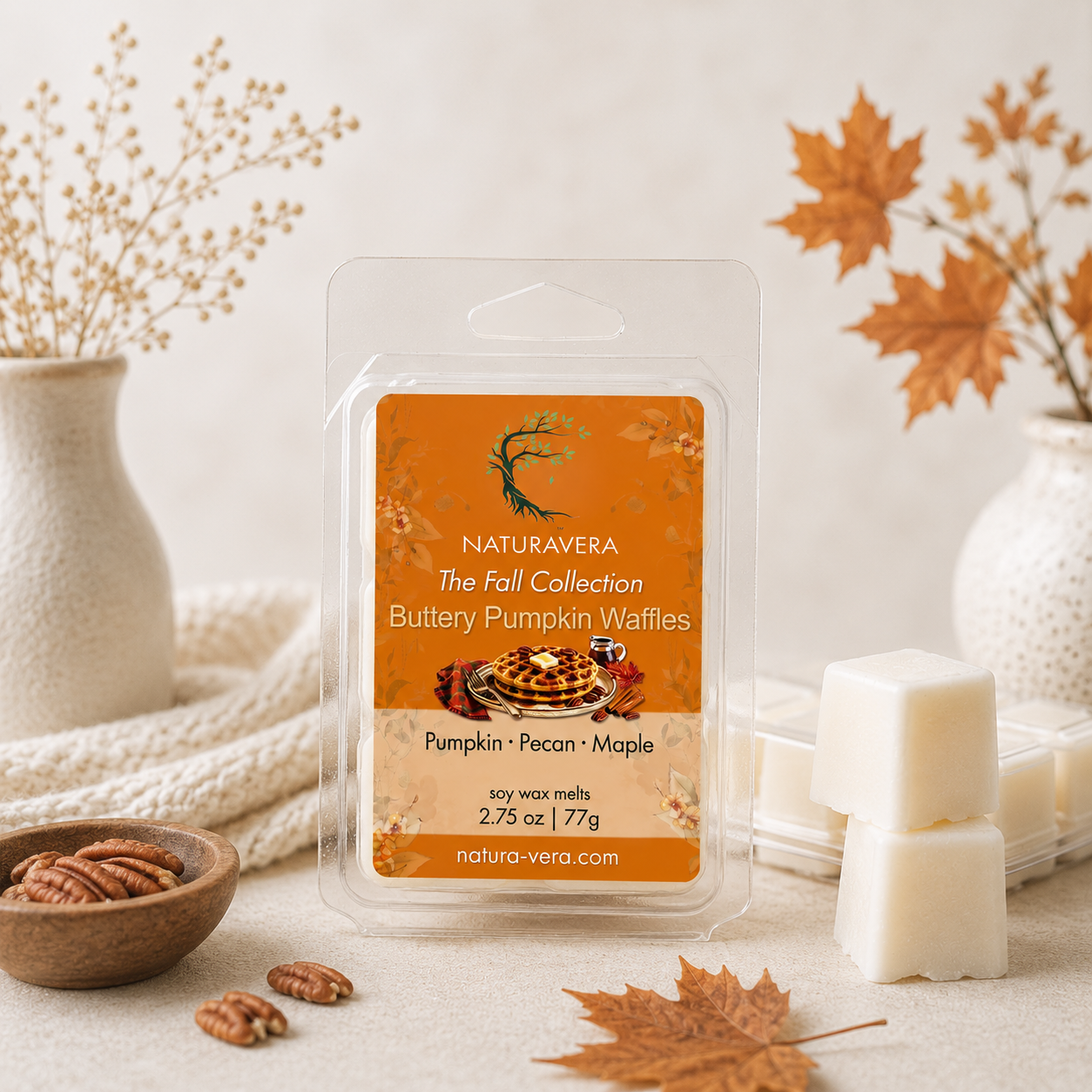 The Fall Collection Buttery Pumpkin Pecan Waffles Soy Wax Melts