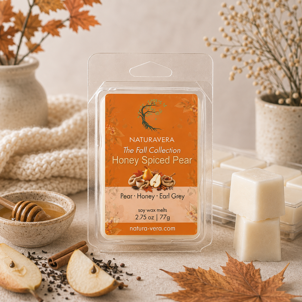 The Fall Collection Honey Spiced Pear Soy Wax Melts