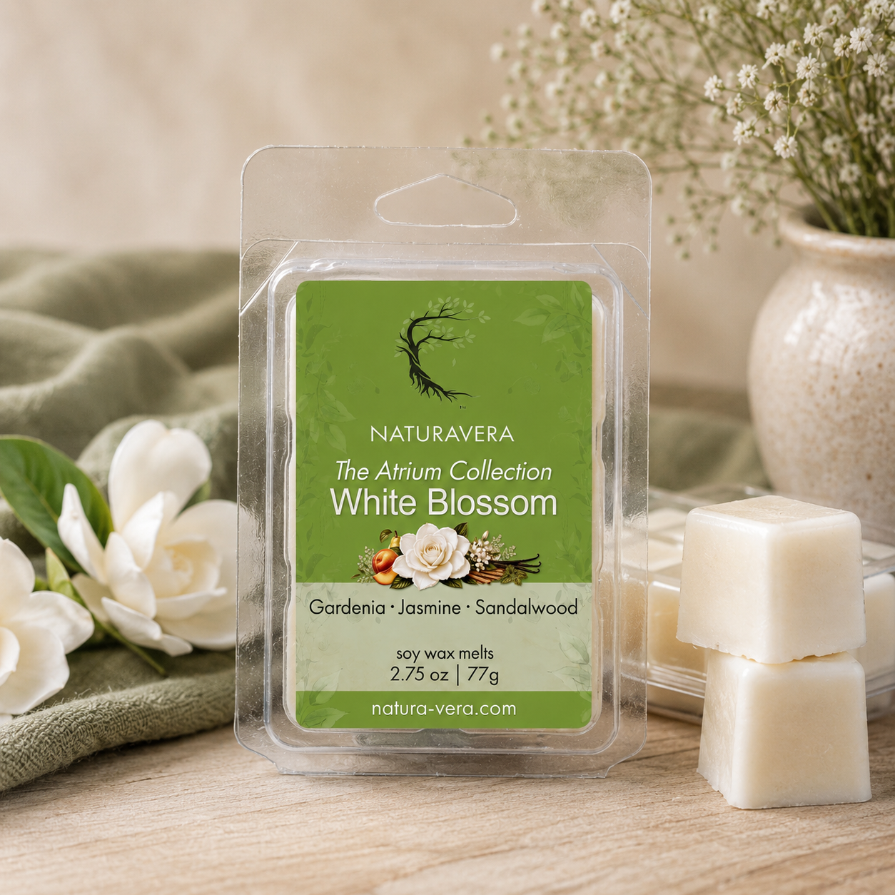 The Atrium Collection - White Blossom Soy Wax Melts