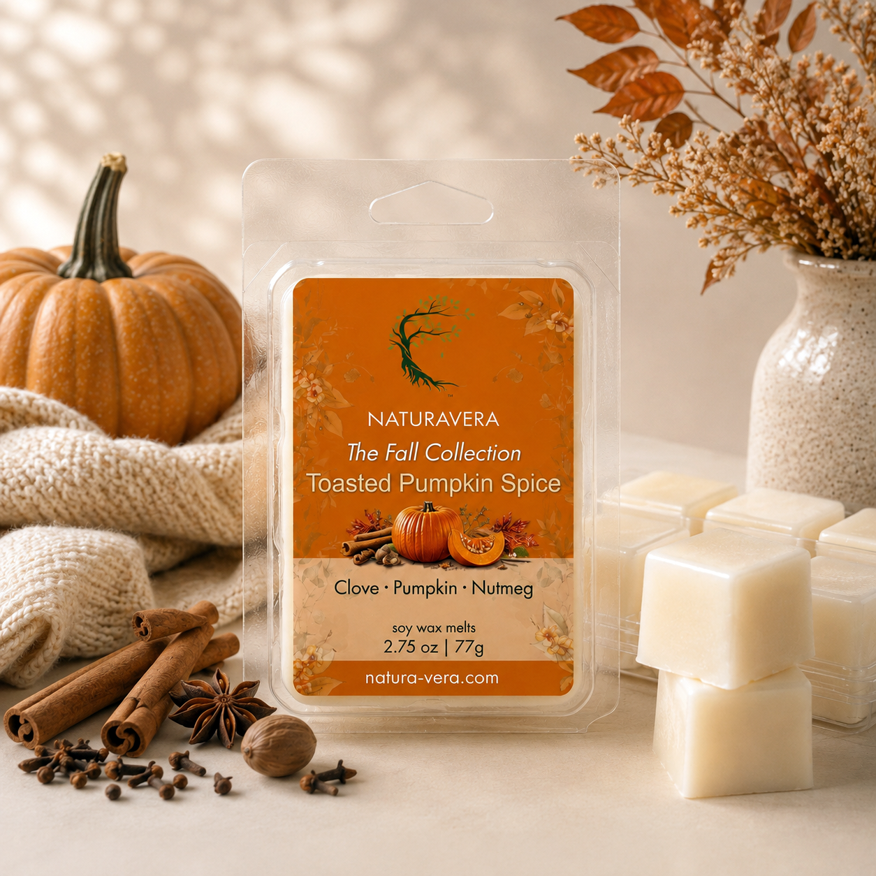 The Fall Collection Toasted Pumpkin Spice Soy Wax Melts