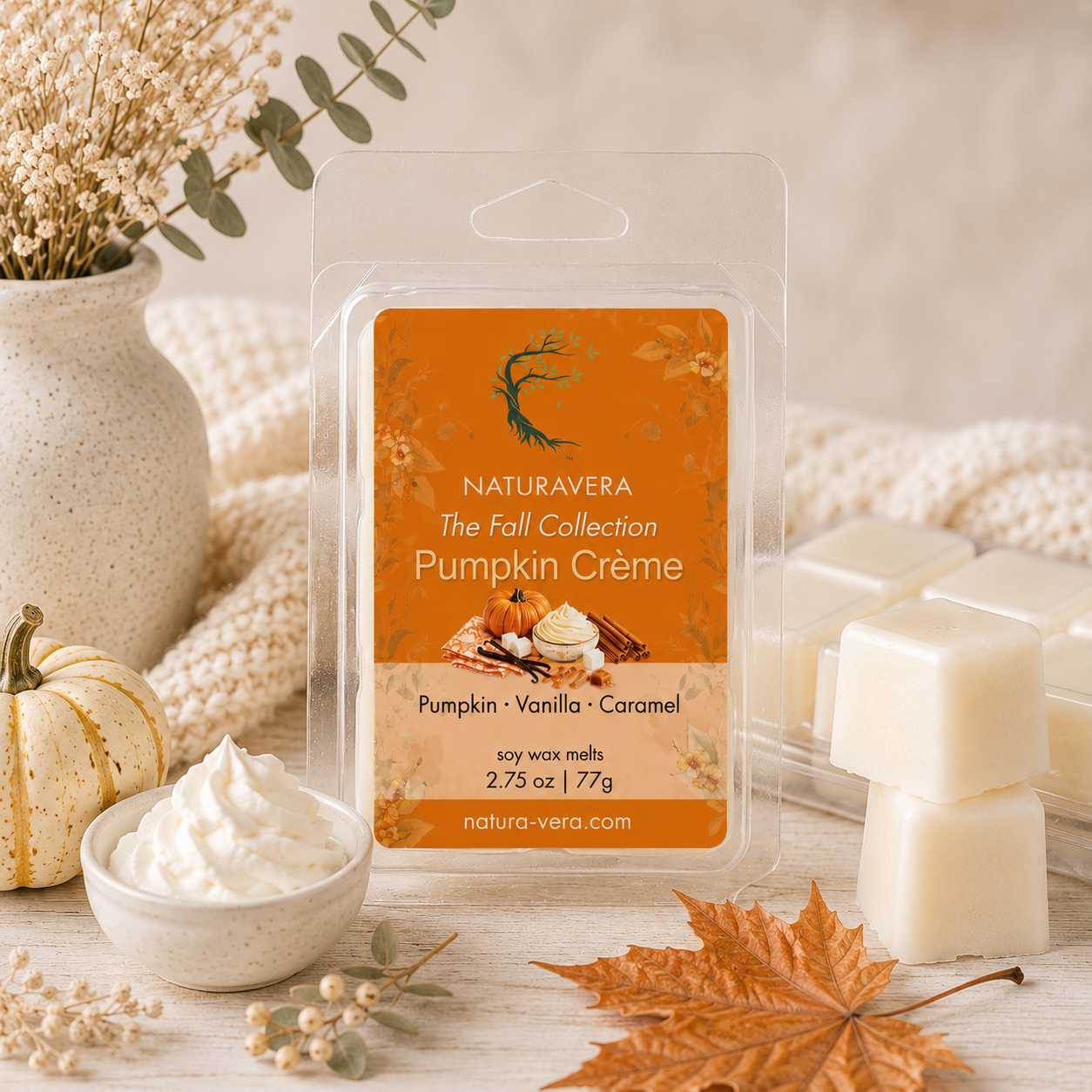 The Fall Collection Pumpkin Crème Soy Wax Melts