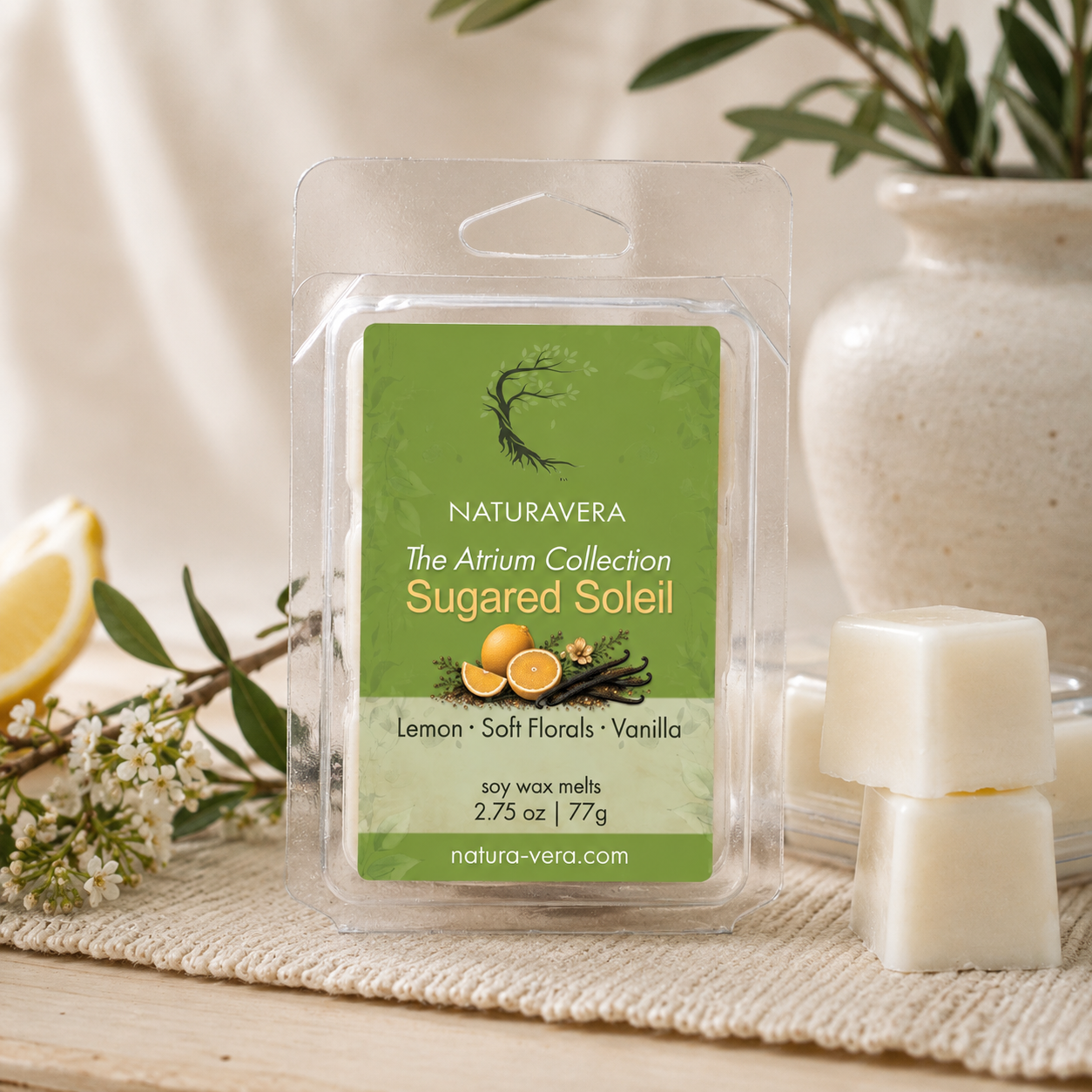 The Atrium Collection - Sugared Soleil Soy Wax Melts