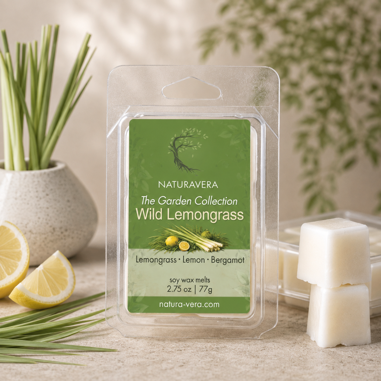The Garden Collection - Wild Lemongrass Soy Wax Melts