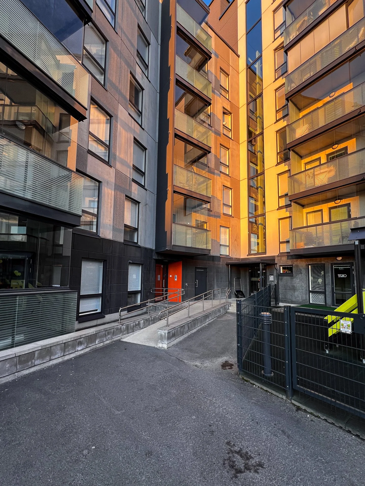 Sisäpihan sisäänkäynti