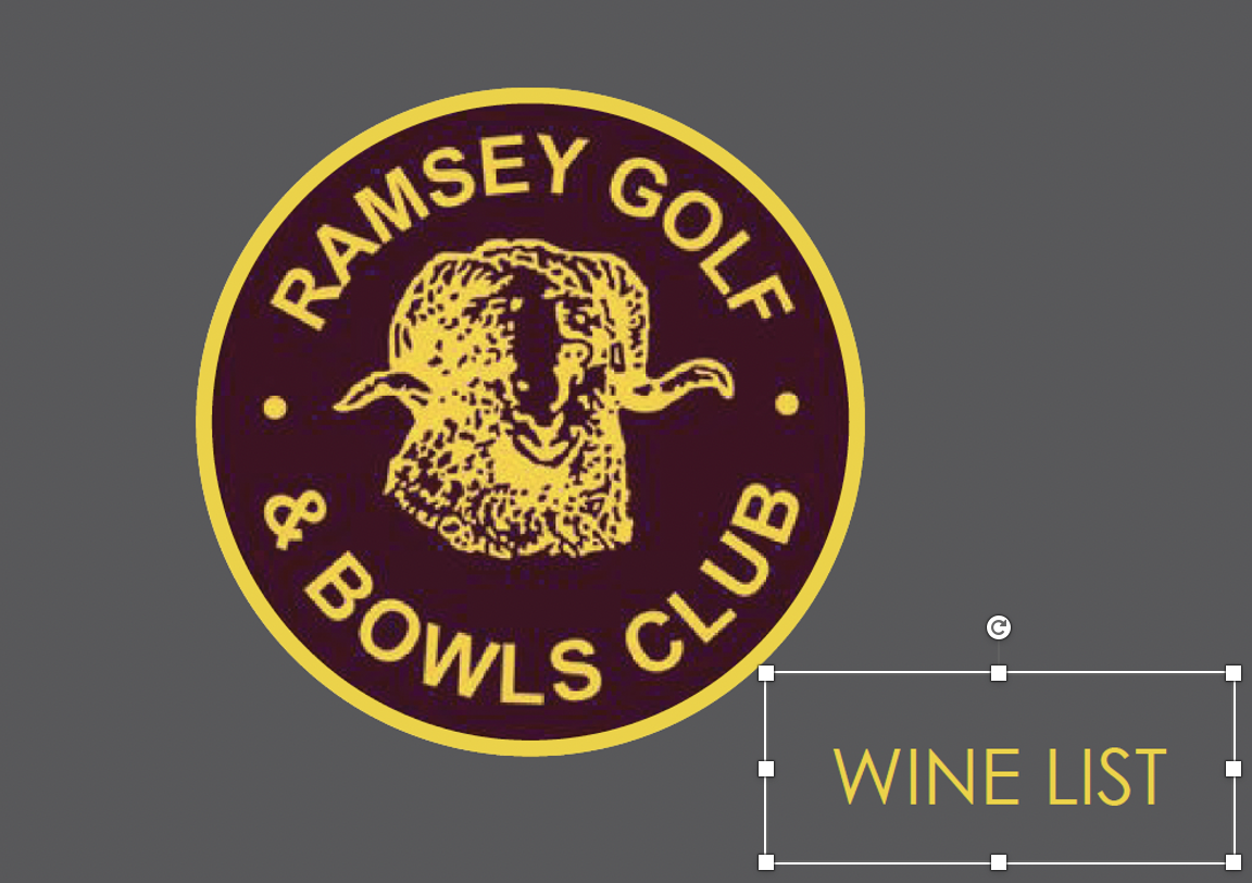 We have a new wine list from 1st March